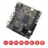 HIPER Intel H61 1155 DDR3 1600MHz VGA,HDMI Anakart H61-ICH7 - 2