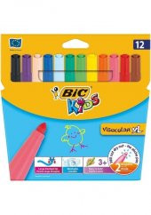 BIC KIDS JUMBO KECELI KALEM VISA XL 12 LI YIKANABI thumbnail 1