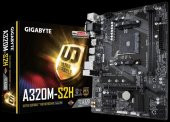 Gigabyte GA-A320M-S2H AMD A320 AM4 DDR4 3200MHz DVI/HDMI Anakart - 1