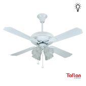 Kaşkar-Taflan D48033 Lambalı Metal Kanatlı Tavan Vantilatörü - 1
