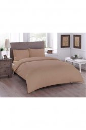 Çeyiz Diyarı Pure Çift Kişilik Nevresim Takımı Cappucino - 3
