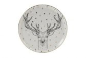 Porland Forest Deer Düz Tabak 20cm - 1