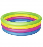 Bestway Büyük Boy 4 Boğum, Şişme - Bahçe,Teras Aile ve Çocuk Havuzu (157x46 cm)-51117 - 2