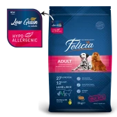 Felicia 3 Kg Yetişkin Kuzulu M/Large Az Tahıllı Breed HypoAllergenic Köpek Maması - 3