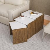 Alkur home line 3 Lü Zigon Sehpa Takımı Ceviz SB302 - 3