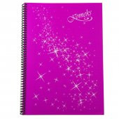 KOMEKS PP SPIRALLI A4 72YP KAR.DEFTER (0131) COLOR - 2