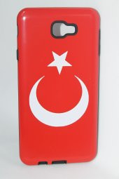Samsung Galaxy J7 Prime Türk Bayraklı Darbe Emici Kılıf - 2