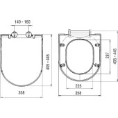 Nkp Slim İnci Yavaş Kapanan Amortisörlü Klozet Kapagı Kapak ORJİNAL ÜRÜN thumbnail 2