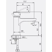 CREAVİT VEGA LAVABO+EVYE+BANYO BATARYA SETİ VG1840+VG2840+VG8640 5 YIL GARANTİ thumbnail 2