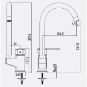 CREAVİT VEGA LAVABO+EVYE+BANYO BATARYA SETİ VG1840+VG2840+VG8640 5 YIL GARANTİ thumbnail 3