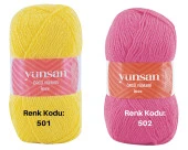 Yünsan Örgü Yünü, İnce El Örgü İplik 100 Olefin Örgü İpliği - 2