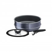 Tefal Ingenio Elegance 4 Parça Küçük Titanium Tava ve Tencere Seti - 1