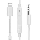 iPhone Kulaklık Dönüştürücü Lightning 3.5mm Jack Araç Aux Ses Jak - 1