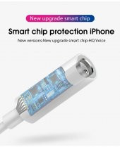 iPhone Kulaklık Dönüştürücü Lightning 3.5mm Jack Araç Aux Ses Jak - 3