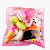 10 Adet Squishy Karışık Set - Yumuşacık Sık Bırak - Kokulu Yeni Trend Oyuncak - Sukuşi - 1