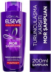 Loreal Elseve Mor Şampuan Turunculaşma Karşıtı 200 Ml - 2