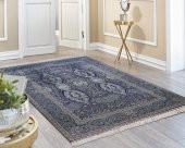 İPEK 1164C LACİVERT/MAVİ - WOOLKNOT HALI - 1