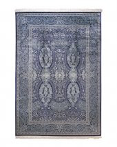 İPEK 1164C LACİVERT/MAVİ - WOOLKNOT HALI - 2