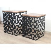 LAZER KESİM ZİGON SEHPA SONSUZ MODELİ - 3