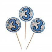 3 Yaş Erkek Doğum Günü Konsepti Malzemeleri - 6