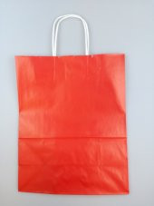 KRAFT KAĞIT ÇANTA KIRMIZI 25CM X 30CM - 1 ADET - 2