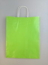 KRAFT KAĞIT ÇANTA YEŞİL 25CM X 30CM - 1 ADET - 3