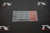 Toyota TRD Racing Development Kapı Kolu Ayna Torpido Sticker - 4