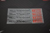 Toyota TRD Racing Development Kapı Kolu Ayna Torpido Sticker - 6