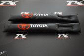 Toyota Logo Karbon Desen Koltuk Arası Fitili 2 Li Set - 2