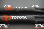 Toyota Logo Karbon Desen Koltuk Arası Fitili 2 Li Set - 3