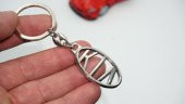 Kia Logo Çift Yön Krom Metal Stil Anahtarlık thumbnail 1