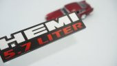 Dodge Challenger Durango Ram HEMİ 5.7 Liter Logo Epoksi ABS Bagaj - 1