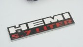 Dodge Challenger Durango Ram HEMİ 5.7 Liter Logo Epoksi ABS Bagaj - 3