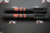 VW Volkswagen GTİ Logo Karbon Desen Koltuk Arası Fitili 2 Li Set thumbnail 2