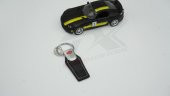 Kia Logo Krom Metal Deri Stil Anahtarlık - 2