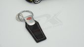 Kia Logo Krom Metal Deri Stil Anahtarlık - 3