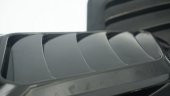 Off Road Arazi Aracı Otomobil Ön Kaput Glossy Black Air Flow Rüzg - 2