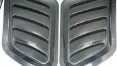 Off Road Arazi Aracı Otomobil Ön Kaput Glossy Black Air Flow Rüzg - 3