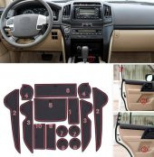 Toyota Land Cruiser LC200 2016 Araç İçi Silikon Kaymaz Ped Kaplam - 8