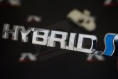 Toyota HYBRİD Bagaj Krom Metal 3M 3D Orjinal Logo Amblem - 1