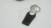 Jeep Logo Krom Metal Deri Stil Anahtarlık - 4