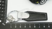 Jeep Logo Krom Metal Deri Stil Anahtarlık - 6