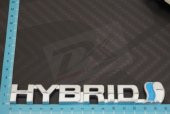 Toyota HYBRİD Bagaj Krom Metal 3M 3D Orjinal Logo Amblem - 4