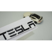 DK Tesla Model 3 Y S X Series Bagaj Siyah ABS 3M 3D Yazı Logo thumbnail 1