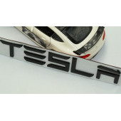 DK Tesla Model 3 Y S X Series Bagaj Siyah ABS 3M 3D Yazı Logo thumbnail 4