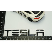 DK Tesla Model 3 Y S X Series Bagaj Siyah ABS 3M 3D Yazı Logo thumbnail 5