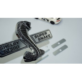 Dk Tuning Mustang Shelby Gt500 Kobra Ön Panjur Vidalı Krom Abs Logo - 1