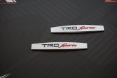 Toyota TRD Sports Logo Yan Çamurluk 3M 3D Krom Metal Logo Amblem - 3