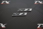 Chevrolet Silverado Z71 Off Road Çamurluk Yanı 3M Krom Metal Logo - 4
