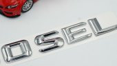 Mercedes Benz 280 SEL Bagaj Krom Metal 3M 3D Yazı Logo - 4